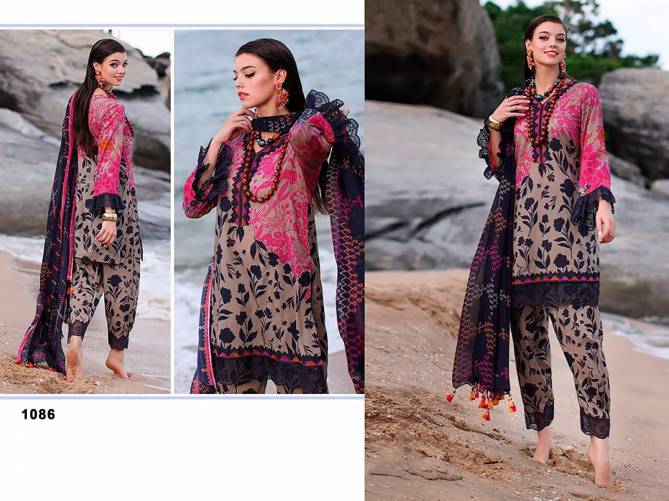 Sana Safinaz Vol 2 By Aasha Printed Cotton Pakistani Suits Wholesale Shop In Surat
